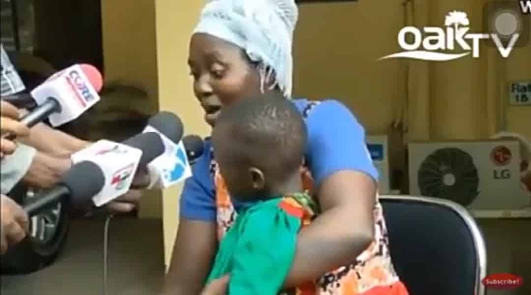 (Video) Mother breaks down in tears as her 4-year-old daughter narrates how she was raped by school teacher
