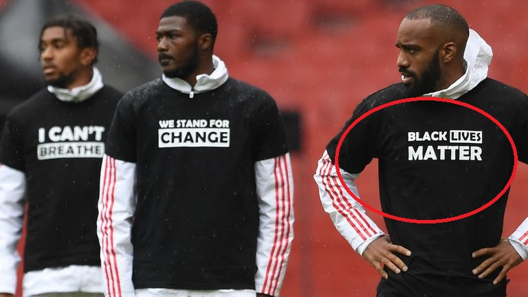 Players' Names on the Back of Shirts to Be Replaced With 'black Lives Matter' When Premier League Resumes