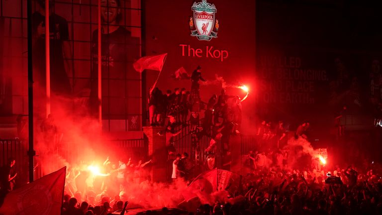 Liverpool Fans Arrested During Premier League Title Win Celebration