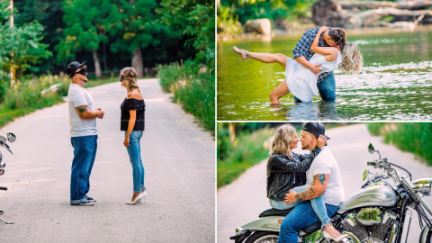 Photographer sets up blind date photoshoot between man and woman who were meeting for first time